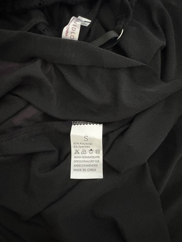 Avidlove Lingerie Lace Babydoll Chemise V Neck Underwire Nightgown SZ S BLACK - Picture 11 of 11