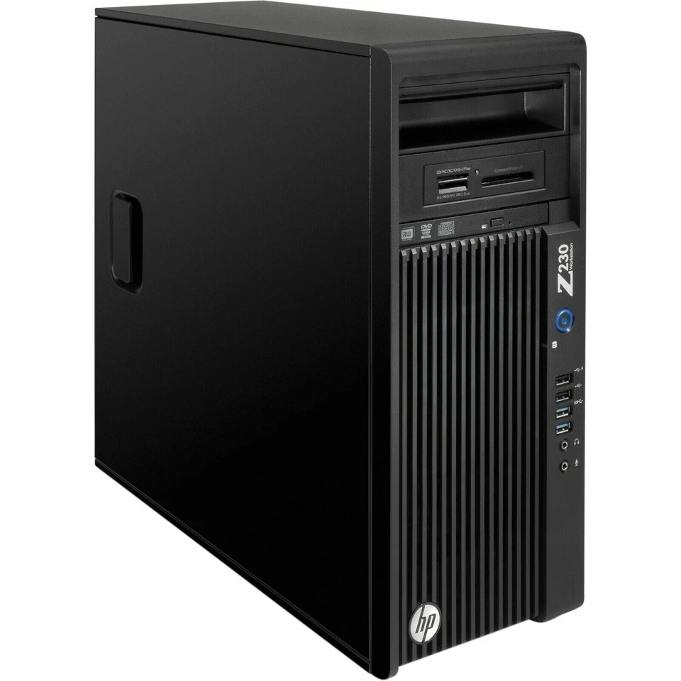 HP Workstation Z230 MT Core i7 4790 3.6 GHz- 32GB Ram-1TB SSD & 3TB HDD 8GB G.C - Image 3 of 4