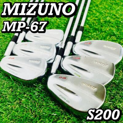 MIZUNO - mizuno　MP67 Mizuno MP-67 GF Forged Iron 5-9+PW RH Dynamic Gold S200