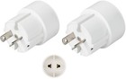 [2er] Hama Reiseadapter DE auf China Australien EU Stecker Reisestecker Adapter