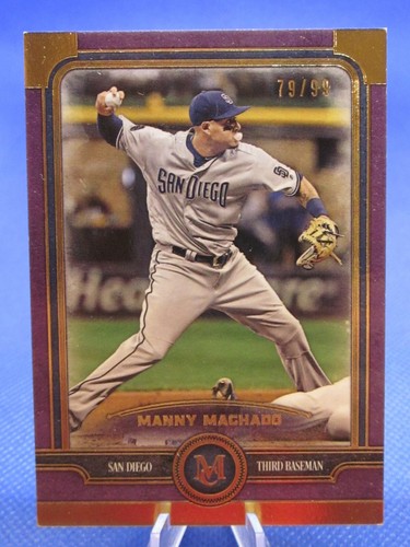 COLLECTION MUSÉE TOPPS 2019 #78 MANNY MACHADO AMETHYST PADRES 79/99 VOIR PHOTOS