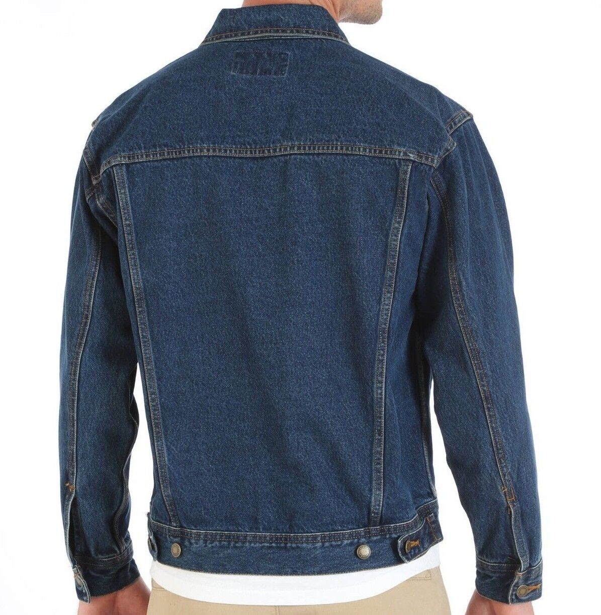 Men's Wrangler Rugged Wear Denim Jacket - Inside Pockets