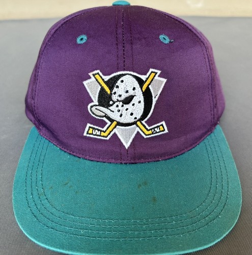 Vintage 90s Anaheim Mighty Ducks Sports Specialties Snapback Hat Cap NHL YOUTH - Picture 4 of 13