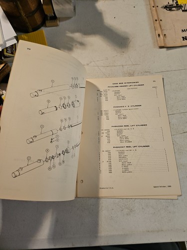 Case 955 Windrower Parts Catalog 1121 Revision No. 1. January 1970 - Picture 3 of 5