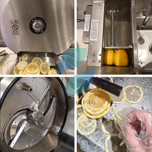 Kommerziellen Gemüse Obst Slicer Kartoffeln Zitrone Tomaten Zwiebel Elektrische - Picture 13 of 13