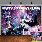 Female Spider Man Personalised Custom Banner Backdrop Party Decorations