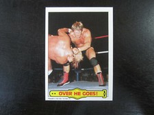 1985 Topps WWF # 30 Paul Mr Wonderful Orndorff Card Over He Goes