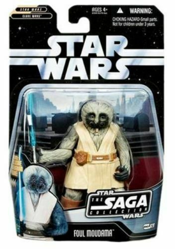 Hasbro Star Wars Saga Foul Moudama Action Figure for sale online