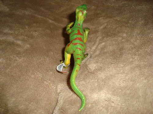 Schleich Dinosaur Velociraptor 2003 Plastic Figure 2.75" tall x 5" long - Imagen 3 de 5