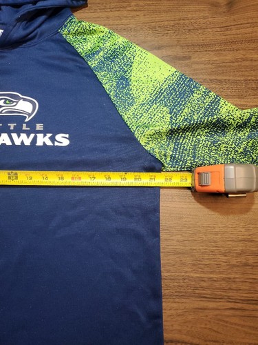 Seattle Seahawks Hoodie Men's Size Large Long Sleeve NFL Team Apparel Pullover - Picture 7 of 10