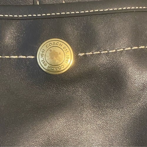 Vintage Coach Legacy Ergo Black Leather Shoulder Hobo Handbag - Picture 4 of 11