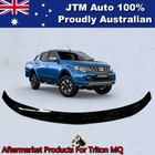 Bonnet Protector to suit Mitsubishi Triton MQ 2015 2016 2017 2018 Black Guard