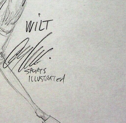 GARY LOCKE signiert handgezeichnet 1990er Magazin Cover Konzept Layout Kunst 8,5x11 #GL - Bild 2 von 3