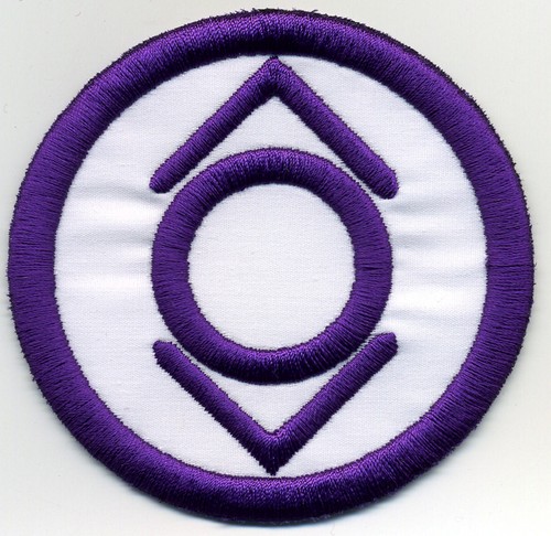 2.5" Indigo Tribe Lantern Corps Classic Style Embroidered Iron-on Patch - Picture 2 of 3
