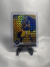 2021 Panini Mosaic Football Matthew Stafford Yellow Reactive Prizm NFC #205 Rams
