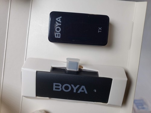 BOYA USB C Wireless Clip Microphone Wmic5-M5 for OSM Action 2/3 Type-C - 第 3/11 張圖片