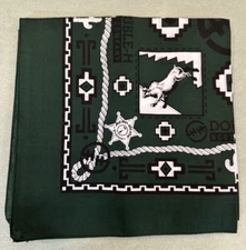 Vintage Double-H Boot Company Aero-Glide Systems Bandana Scarf Lot of 4