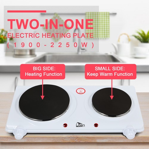 Hot Plate Electric Cooker Double Single Portable Table Top Hob 1250/2250W - Picture 39 of 61