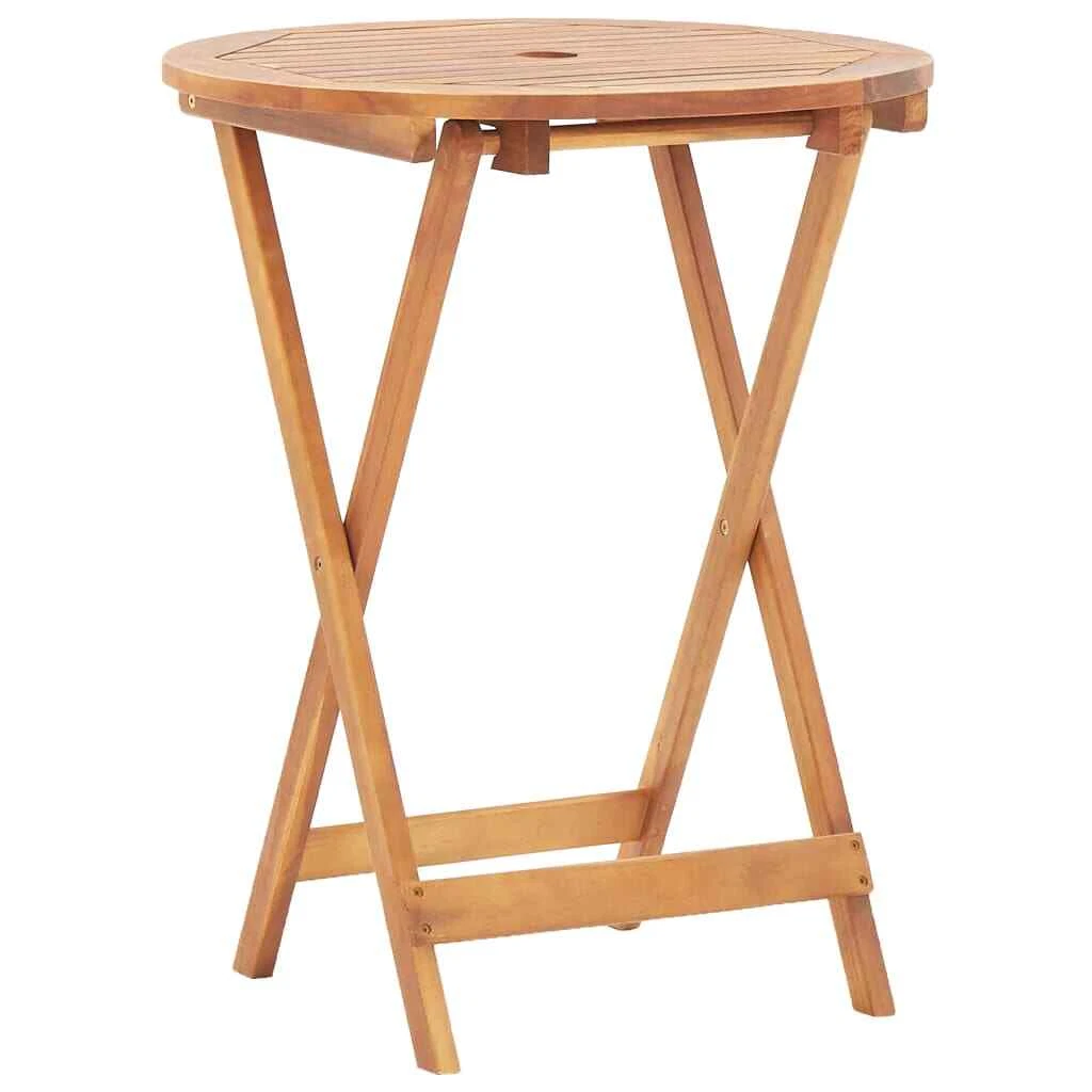 Small wooden garden table sale with parasol hole