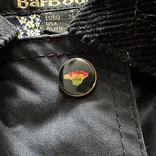Barbour Monteviot Wax Women's Jacket Black British Style Waxed Cotton - Picture 8 of 24