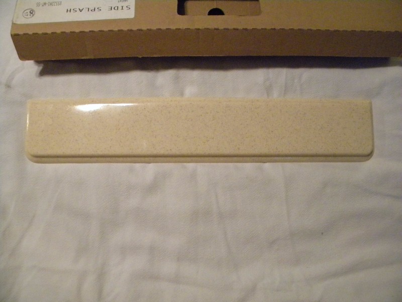 Estate Side Splash Fits Halo Vanity Top 22" Wheat USS22H1 WT-55 UPC 94803108926 