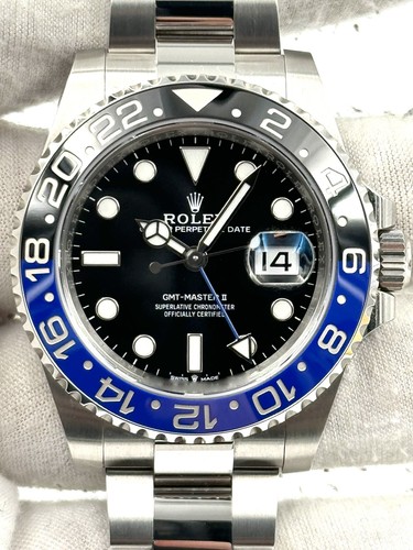 Rolex GMT Master II Batman Oyster Bracelet 126710BLNR Box & Papers 2021