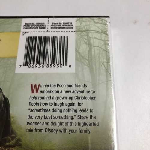 Disney Christopher Robin 2018 Movie DVD Ewan McGregor Winnie the Pooh - Picture 3 of 4
