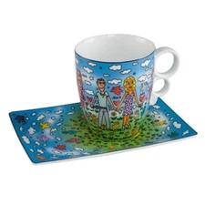 James Rizzi "Fun in the sun with friends" Artist Mug GOEBEL / 2016!!!