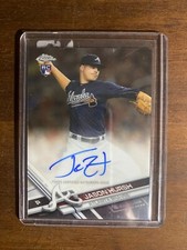 2017 Topps Chrome Jason Hursh Auto RC Atlanta Braves