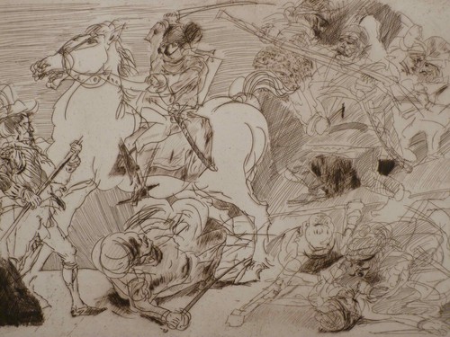 Grabado mü2/6 ALFRED HRDLICKA 1983 "Entätzheer" Ex. 27/75 - Imagen 2 de 5