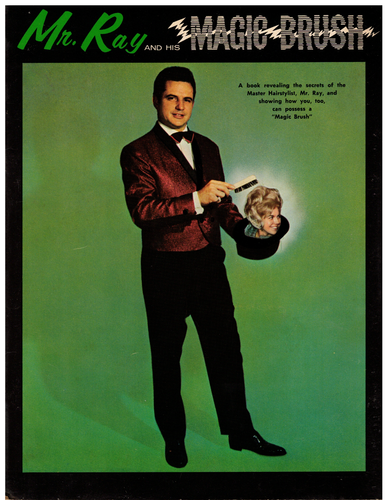 VINTAGE 1968 'MR RAY AND HIS MAGIC BRUSH' HAIR STYLING BOOK! HAIRSTYLIST SECRETS