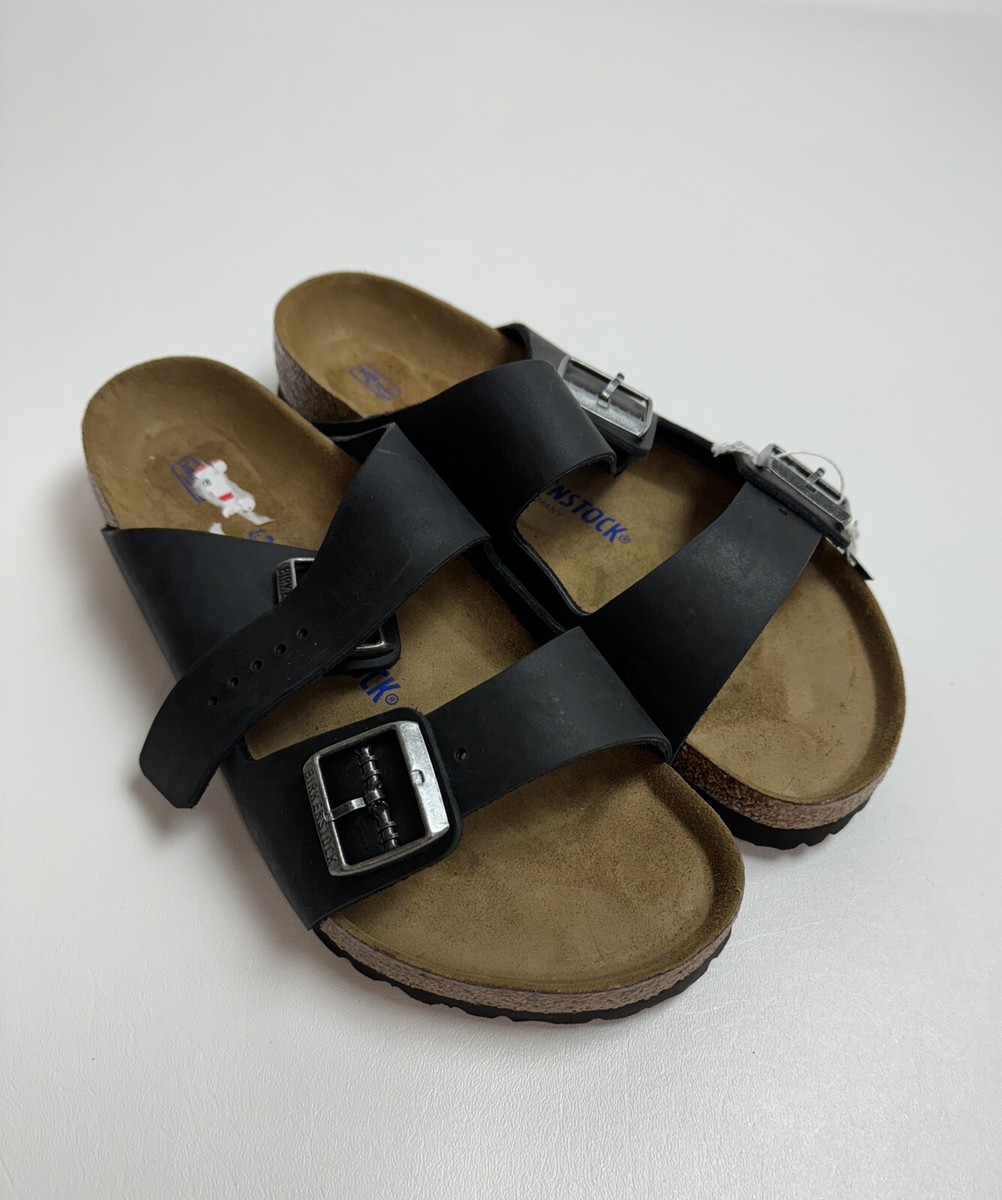 279 Birkenstock Arizona Men's Softbed Sandals Size 43 RETAIL $145