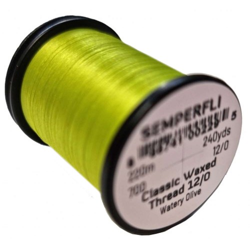 HILO ENCERADO CLÁSICO SEMPERFLI 12/0 - Atar Moscas 70 Denier - 37 Colores Disponibles! - Imagen 36 de 39