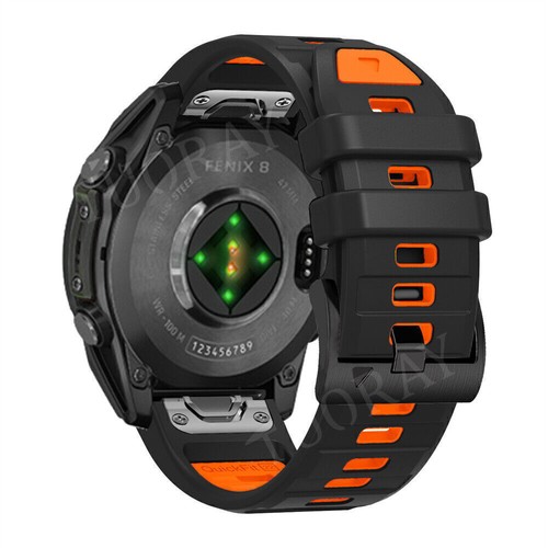 Für Garmin Fenix 8 E 7 7X 6 6X 5 5X 3HR Tactix Epix Pro Quickfit Silikon Armband - Bild 18 von 148