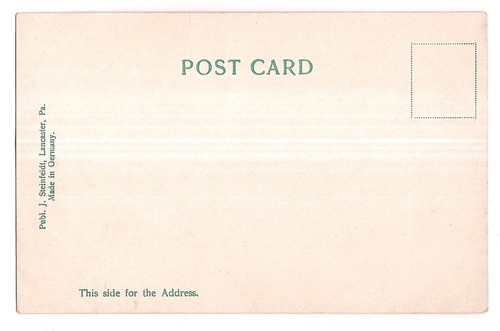 QUEEN STREET Looking North WOOLWORTH Lancaster Pennsylvania UDB Postcard PA UB - Picture 2 of 2