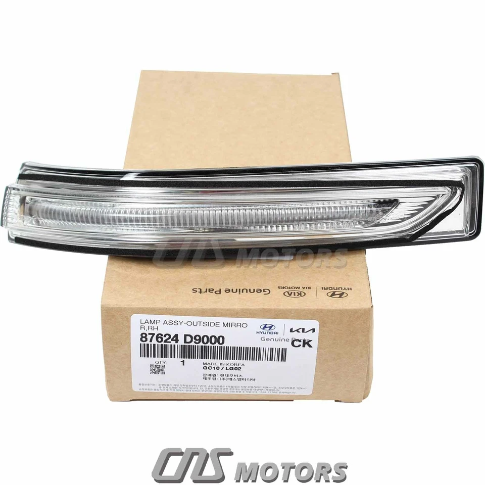 GENUINE Side Mirror Signal Repeater Lamp RIGHT for 17-19 Kia Sportage 87624D9000 Foto 4 de 4