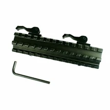 Double Rail Quick Detach Picatinny Angle Mount Weaver Rail Scope Mount 13 Slot