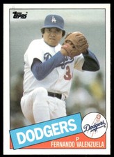 1985 Topps #440 Fernando Valenzuela Los Angeles Dodgers NM 42505
