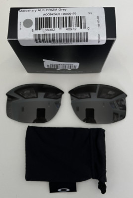 100% AUTHENTIC OAKLEY MERCENARY ALK PRIZM GREY LENS -  103-133-001 w/ Bag