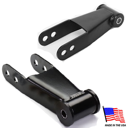 Silverado Sierra 2007-2018 1"-2" Drop Kit Adjustable Leveling Lowering Shackles - Picture 2 of 4