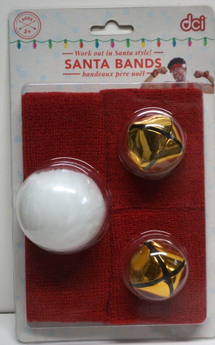 Santa Sweatbands Set by Bandeau Pere NIB - Picture 1 of 3