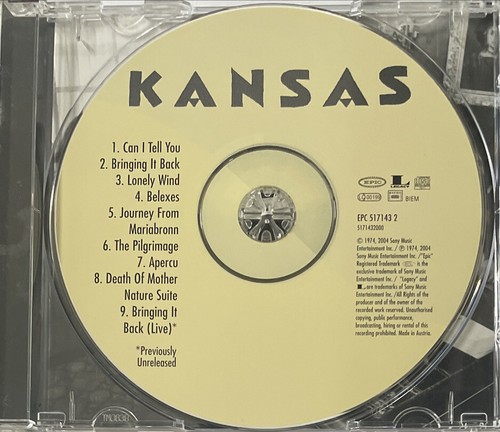 Kansas - Kansas (Expanded Edition)  Klassik Rock Southern Rock - Original CD - Bild 4 von 4