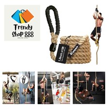 Climbing Rope, 1.5 Inch Diameter 10FT, 15FT, 25FT Length Gym Climbing Rope fo...