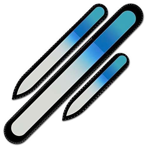 Mont Bleu Gift Set of 3 Crystal Nail Files - Quality Glass Nail Files for Women - Picture 65 of 79