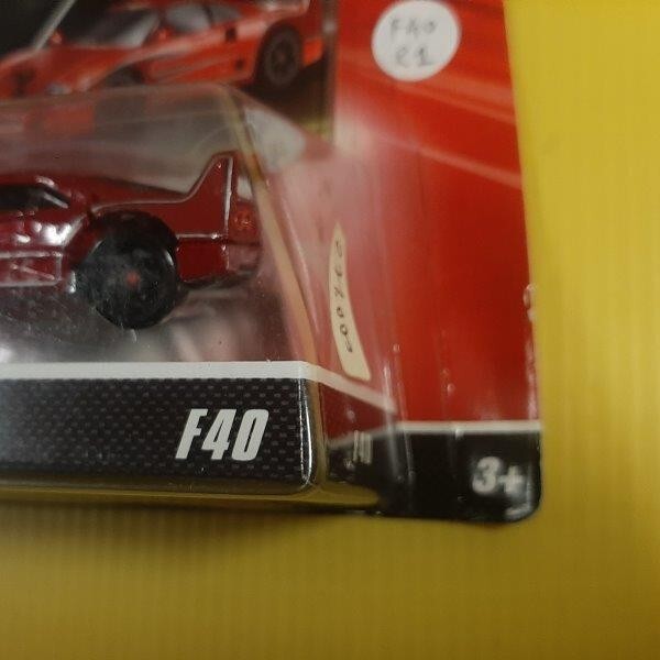 Hot Wheels FERRARI RACER F40 Red #5/24 Rare (Diecast123) | eBay