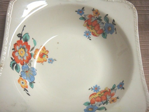 3 Misc Antique Bowls w/Floral Designs - Harker / Thompson Francis / Germany - Picture 10 of 10
