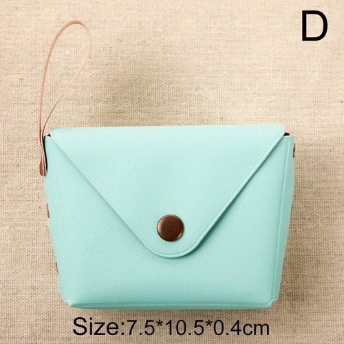 Women Ladies Cute Mini Wallet Leather Card Coin Pocket Mini Short Purse Pouch - Foto 8 di 18