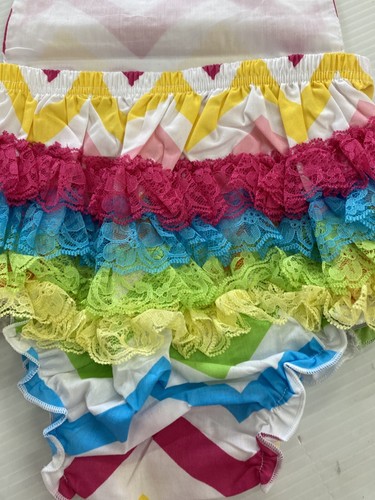 Girls 3/4T Ruffled Romper 👀cUtE Soft Lace 👀. New - Picture 6 of 6