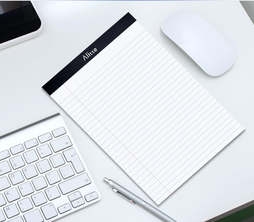 Alitte Legal Notepads 8.5 x 11 Pack of 12 - Perforated Wide Ruled Writing Pad... - Picture 4 of 6