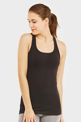 Women's  Racerback Plain Jersey Tank Top Sofra TT402